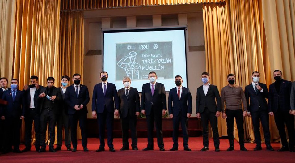 Vətən müharibəsi iştirakçısı olan müəllimlərə həsr olunmuş tədbir keçirilib